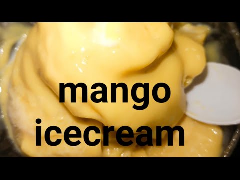 mango icecream recipe/only 3 ingredients