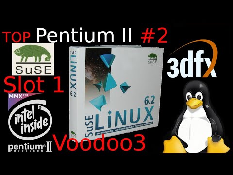 Установка SuSE Linux 6.2 - 1999 год на комп с Pentium II и Voodoo 3