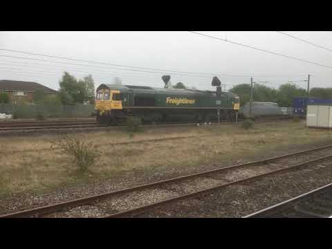 66511 passes Darlington - 4S44 Daventry Int Rft Recep to Coatbridge F.L.T.