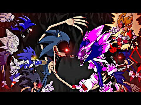 Sonic.exe Fights Compilation DC2 Animations!