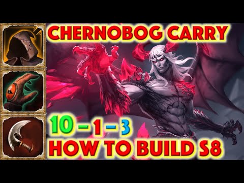 SMITE HOW TO BUILD CHERNOBOG - Chernobog Carry Build Season 8 Conquest + How To + Chernobog Guide