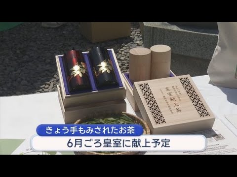 YouTube Video 「自分がもんだお茶が皇室に」　献上茶葉を手もみ　6月に皇室に献上　静岡・富士宮市　富士山本宮浅間大社
