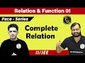 Relation And Function 01 Complete Relation For Class 11 IIT JEE