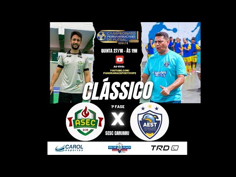PERNAMBUCANO DE FUTSAL ADULTO - ASEC X TAMANDARÉ/RIO FORMOSO   - 1ª FASE