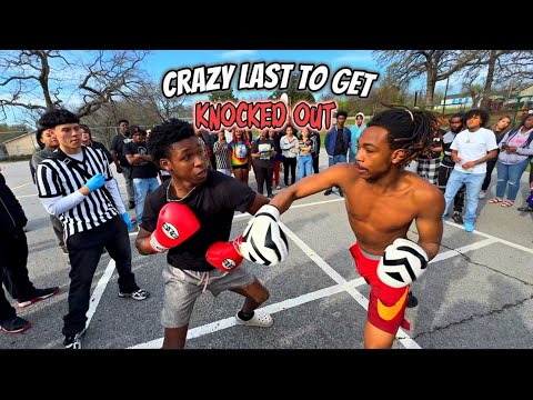 LAST TO GET KNOCKED OUT IN TEXAS HOOD…