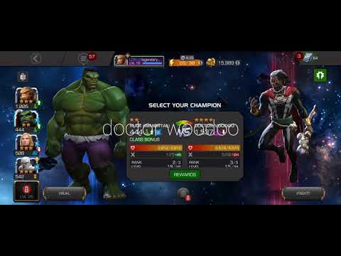 2 star HULK [IMMORTAL] Vs 4 star DOCTOR WOODOO