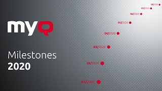 MyQ Milestones 2020 | Webinar