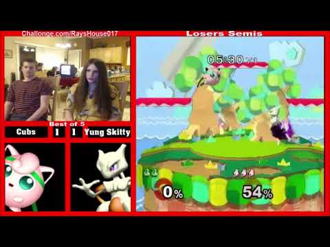 Cubs (Jiggly Puff) vs. Yung Skitty (Mewtwo) - Losers Semis #017