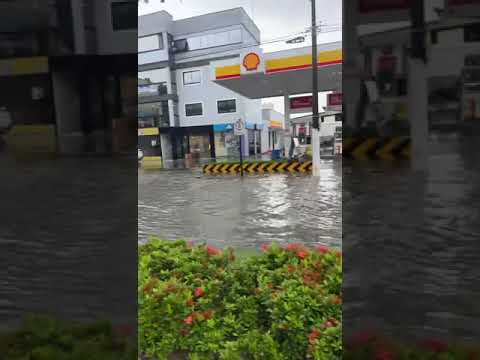 Efeito das Chuvas: imagem de frentistas ilhados viraliza em Linhares