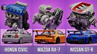 予想外のエンジン換装を施した伝説の車 | トヨタ・スープラ | シビック | GTR & RX7