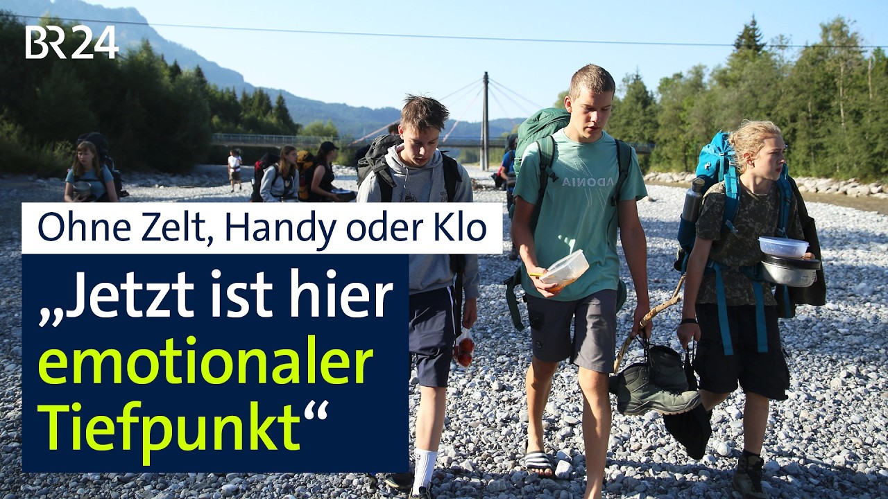 Mikro-Abenteuer: Jugendliche fahren aus Franken ins Unbekannte I BR24 vor Ort