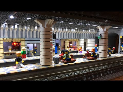 Bau einer Lego Stadt Teil 71. - Bahnhof unter der Stadt [8]