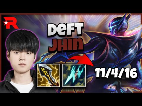 KT Deft Jhin vs Ezreal | 14.15