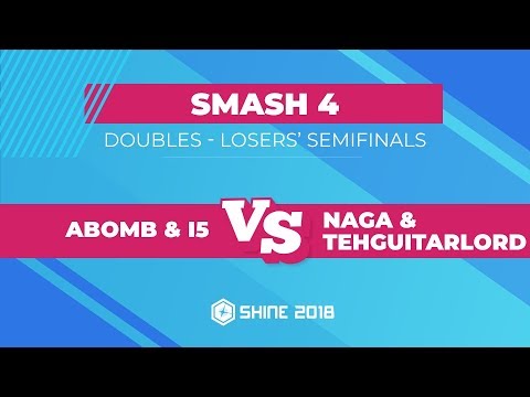 ABOMB/i5 vs Naga/TehGuitarLord - Smash 4 Doubles: Losers' Semifinals - Shine 2018