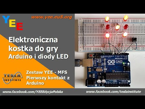Elektroniczna kostka do gry - Arduino i diody LED