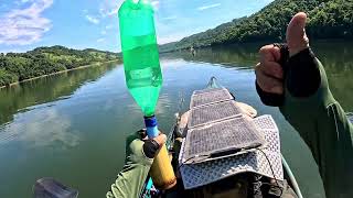 Dia 05. Descendo o Rio Uruguai de canoa com meu filho.