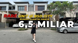 Rumah CEO di BSD! Zora 3 Lantai TURUN HARGA 480JT! - Wajib Cek!
