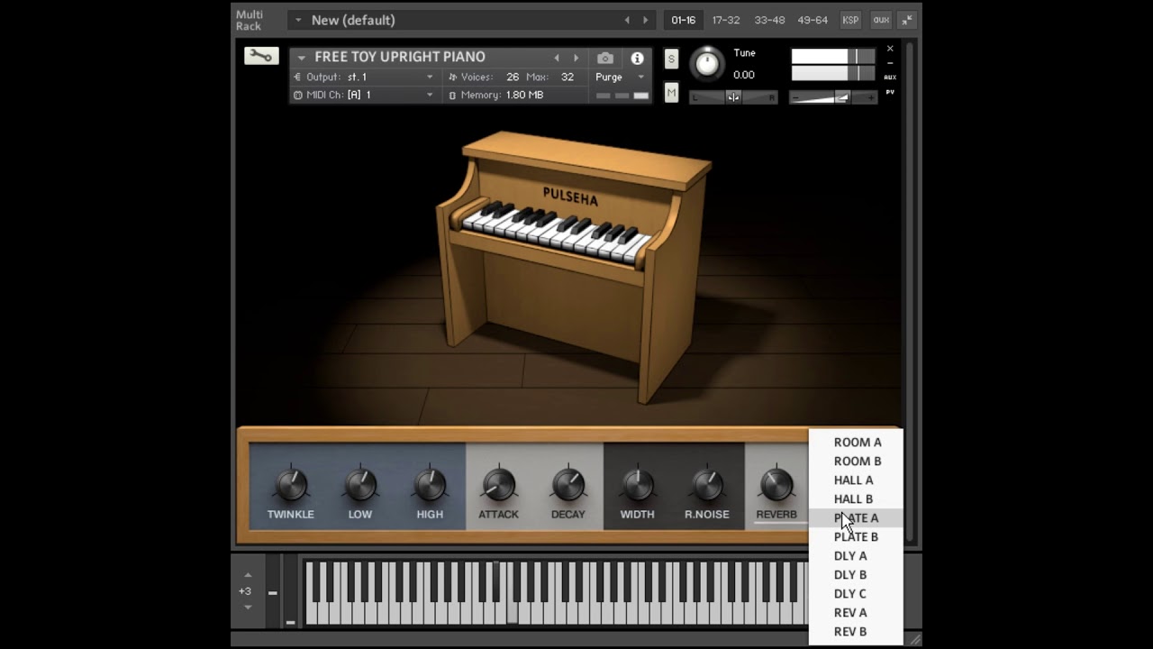 Free toy instrument samples