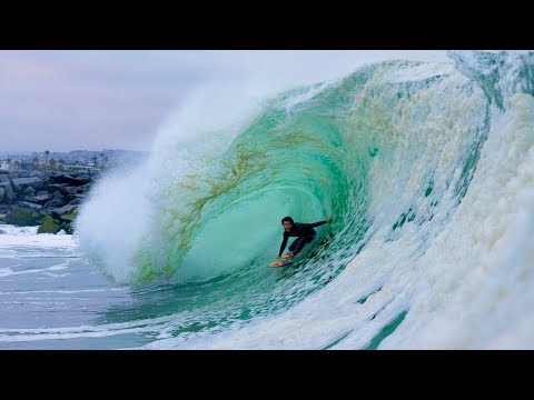 Mason Ho Surfing The Wedge | 4th Of July BIG Swell