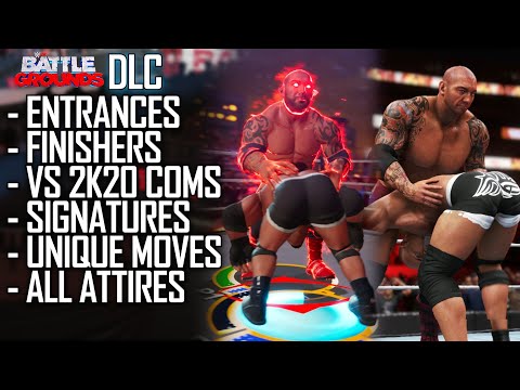 WWE 2K Battlegrounds DLC: Finishers, vs 2K20 Comparisons, Signatures, Unique Moves, Entrances & More