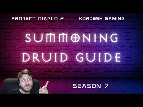Summoning Druid Guide - PD2 - Season 7