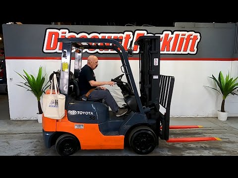 TOYOTA 7-series 7FGCU25 5,000lb LP (Propane) #6808 - Forklift for Sale