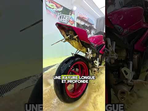 Il a essayer de me cacher quelque chose #nettoyage #moto #detailling #arnaque
