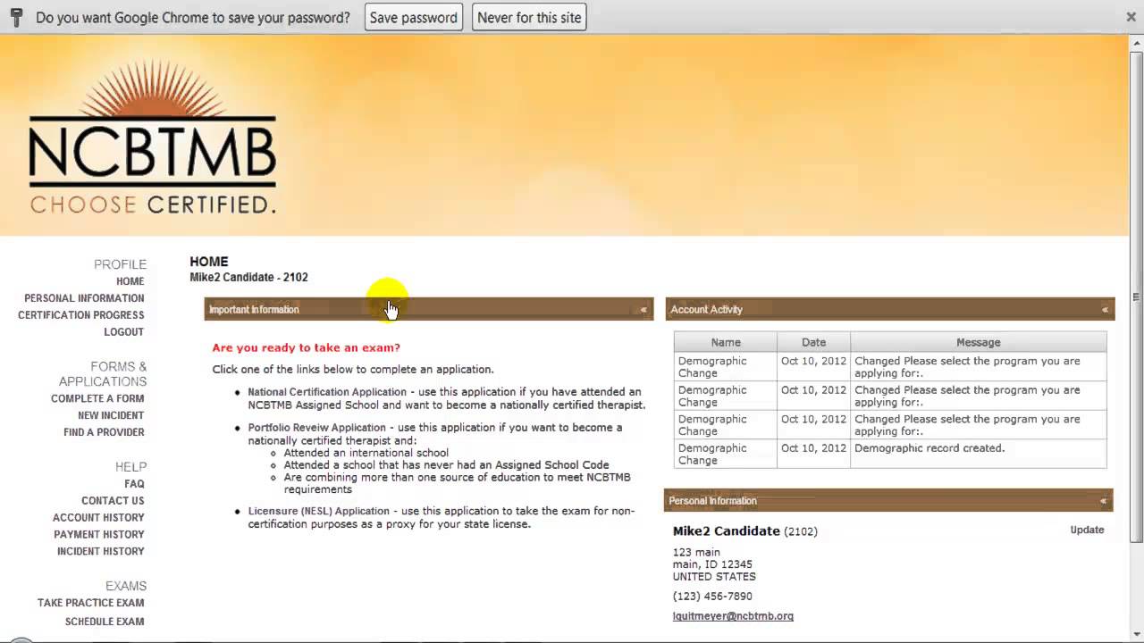 Apply for Certification - Career Management System Tutorial