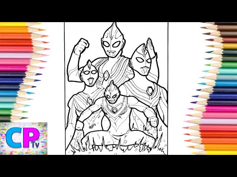 Ultraman Tiga Coloring Pages/Ultraman Tiga Different Poses/Jim Yosef - Firefly [NCS Release]