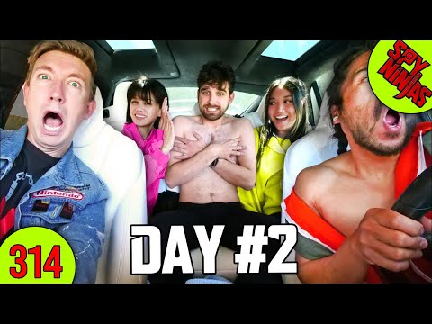 LAST TO LEAVE TESLA WINS $10,000 - Spy Ninjas #314