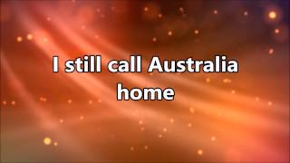 Peter Allen - I still Call Australia Home (karaoke)