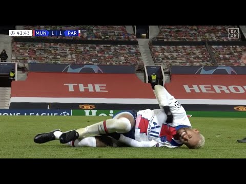 Neymar - wieder der meist gefoulte Spieler gegen Man United | DAZN