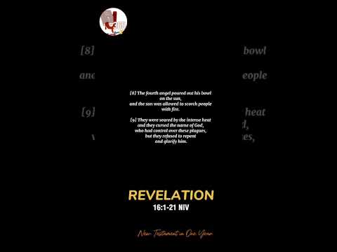 📖 Day 359 • REVELATION 16:1-21 NIV ✨️ • The Seven Bowls of God's Wrath