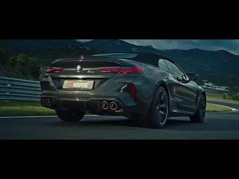 BMW M8 Competition (F91) with an Akrapovič exhaust system