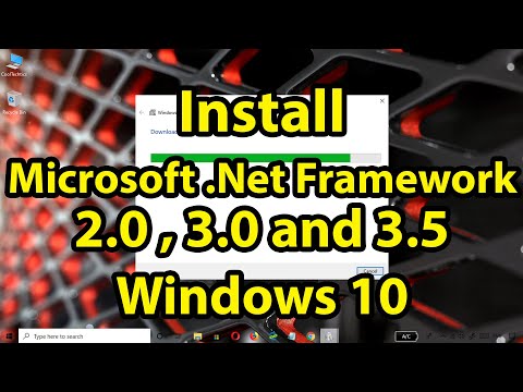 How to Install .NET Framework 2.0, 3.0 and 3.5 in Windows 10