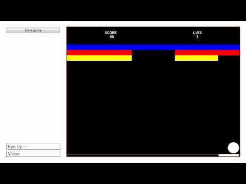 CodeSkulptor Breakout clone