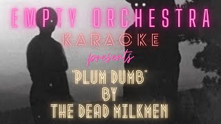 The Dead Milkmen - Plum Dumb (KARAOKE)
