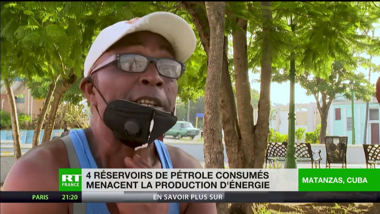 Cuba : 4 réservoirs de pétrole consumés par les flammes menacent la production d’énergie de l’île.