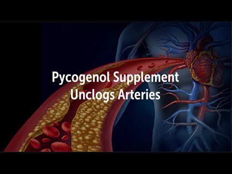 Pycnogenol Unclogs Arteries and Reverses High Cholesterol, Triglycerides and Plaque - YouTube