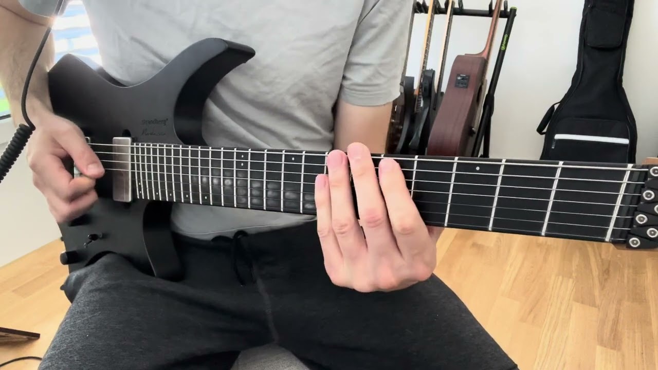 Roberto Barlocci playing the Zelda Breath of the Wild Puzzle Solved lick on guitar