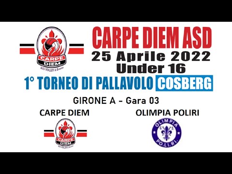 TORNEO COSBERG - Girone A - CARPE DIEM vs OLIMPIA POLIRI