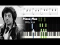 Billy Joel Piano Man Piano Tutorial SHEETS Tbt
