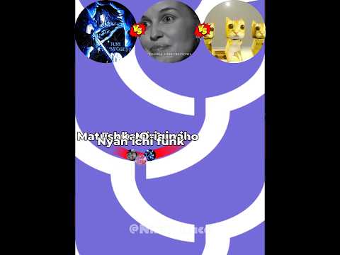Funk Mi Camino Vs Matushka Original Vs Nyan ichi funk #shorts #viralgames