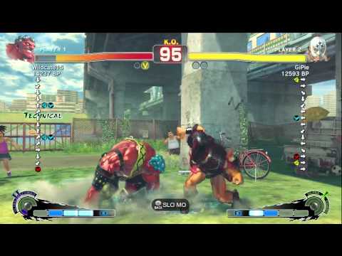 Wildcat815 [Hakan] vs GiPie [ElFuerte] SSF4 Japanese Online Ranked Matches - TRUE-HD
