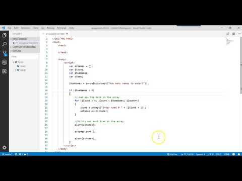 Javascript 13 Sort Array Of Strings