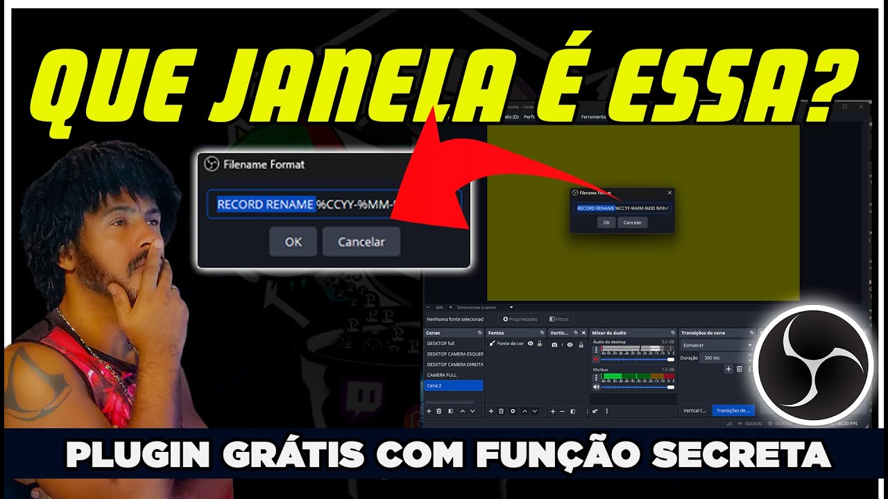 Record Rename no OBS: organize gravações e clipes automaticamente