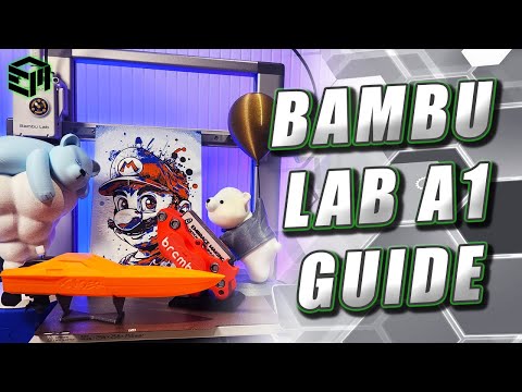 Bambu Lab A1 + AMS Lite Guide, Assembly, Setup, Slicing, Example Prints, Optimizing AMS, and Review!