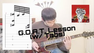 Polyphia - G.O.A.T. Guitar Tutorial (w/ Tabs)