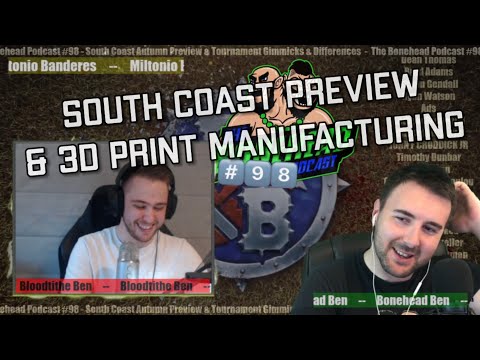 The Bonehead Podcast #98 - South Coast Autumn Preview & 3D Printed Model Manufacturing