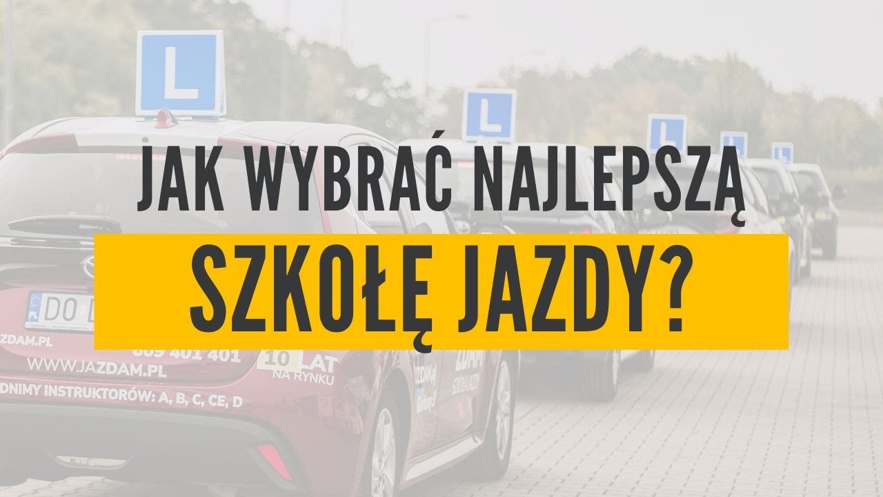 Jak wybrać szkołę jazdy? Wskazówki